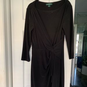 LAUREN Ralph Lauren black dress long sleeve